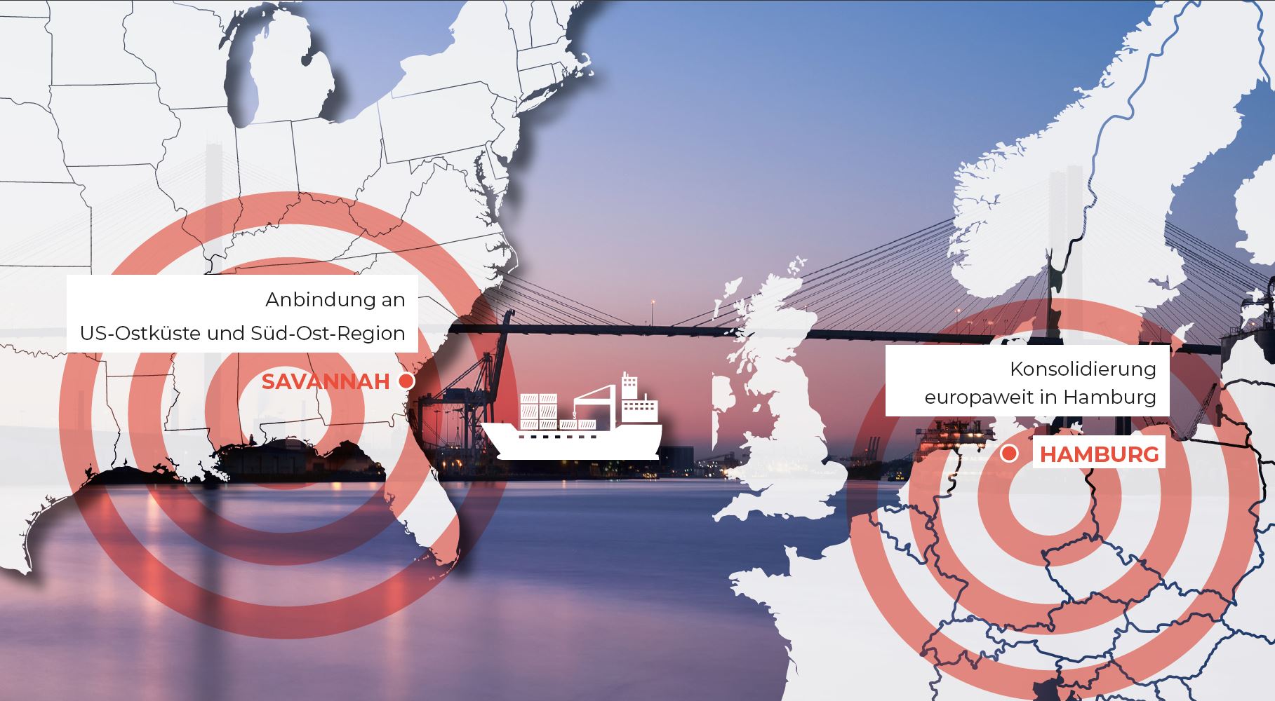 Service de transport de marchandise aérien et maritime